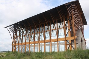 A close up of what the shrine looks like from the road.