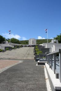 Towards the name walls and Columbia, Goddess of liberty/war
