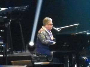 Sir Elton in all his sequined glory.