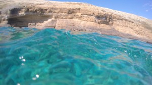 Molokini Crater from the water.