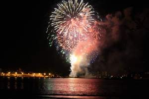 Off to the left is the Mighty Mo