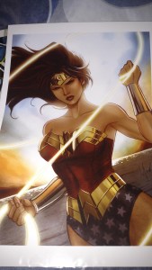 Limited print of Wonder Woman by Lynne Yoshii